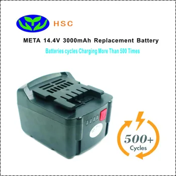 

MET14.4C 3000mAh 14.4V Li-ion Battery Replacement META 6.25454, 6.25467 Original Battery