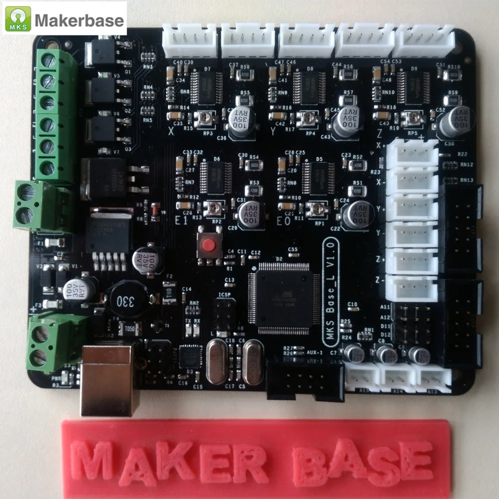 

4 layers PCB controller board MKS Gen V1.4 integrated mainboard compatible Ramps1.4/Mega2560 R3 support a4988/DRV8825/TMC2100