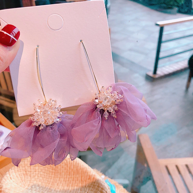 AOMU-Korea-New-Design-Boho-Transparent-Crystal-Beads-Chiffon-Lace-Big-Flower-Tassel-Holiday-Beach-Long (2)_