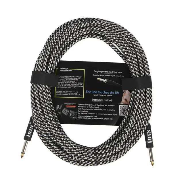 10M Electric Guitar Bass Cable Audio Cable Speakers Guitar Connecting