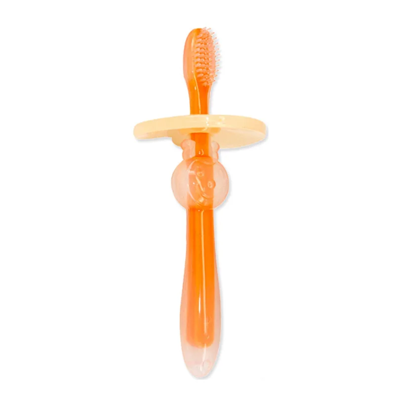 Baby Silicone Toothbrush Kid Teething Teether Children Dental Oral Care Tooth Brush Tool Soft Toothbrush Safe Bendable baby care (5)