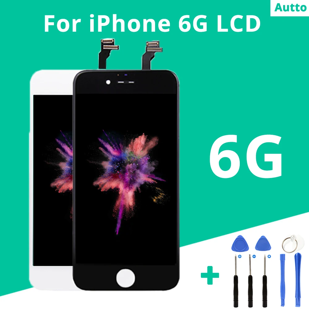 

5PCS Grade AAA For iPhone LCD For 6G 6P LCD With 3D Force Touch Screen Digitizer Assembly Display No Dead Pixel Free Shipping
