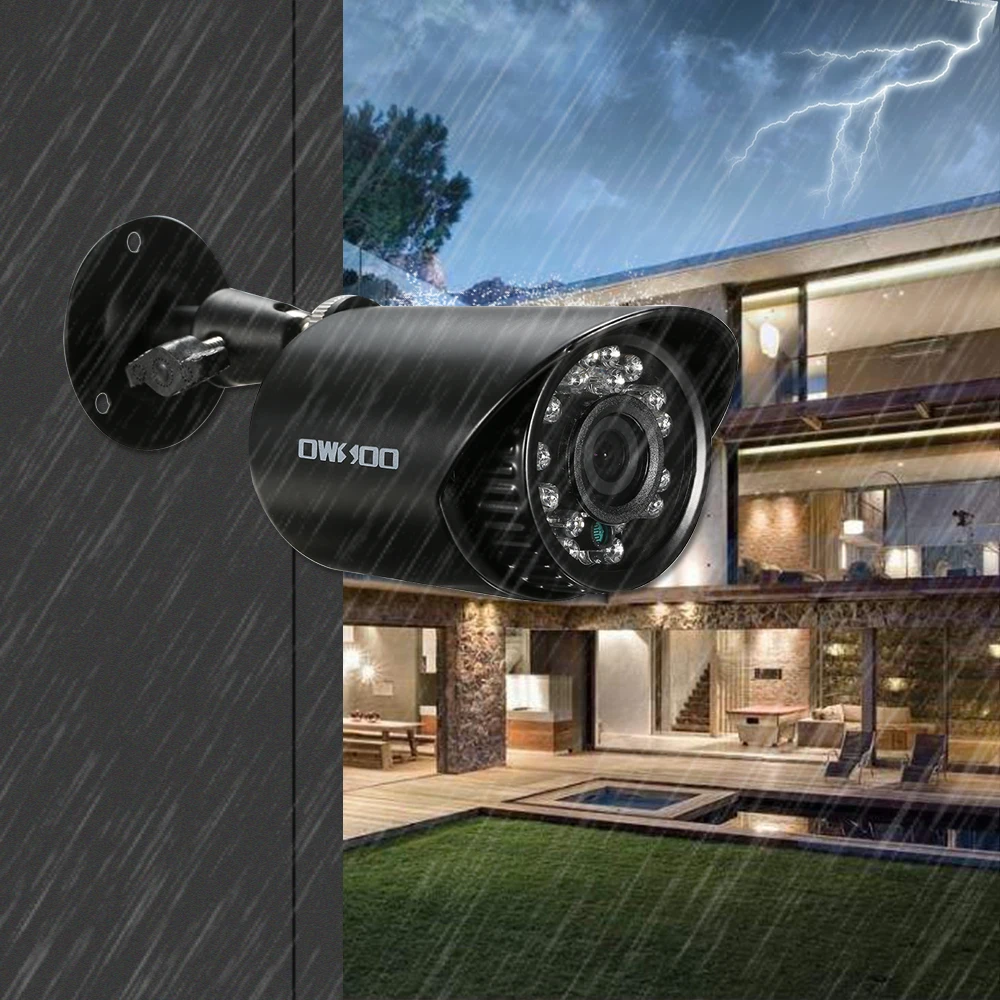 OWSOO 1080 P AHD CCTV аналоговый Камера 3,6 мм объектив 1/2. 8 ''cmos 2.0MP IR-CUT 24 шт. ИК светодиодов ночное видение для дома безопасности PAL системы