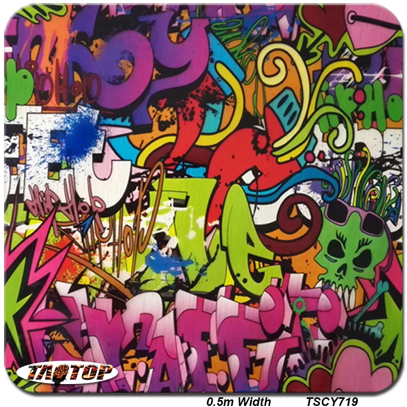 Hydro Printing Film Cartoon TSCY719 0.5M * 20M Aqua Print Film Hydro ...