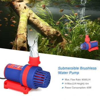 

DC 24V Waterproof Brushless Variable Frequency Water Pump with Intelligent Controller Submersible Pump for Fish Tank Aquarium
