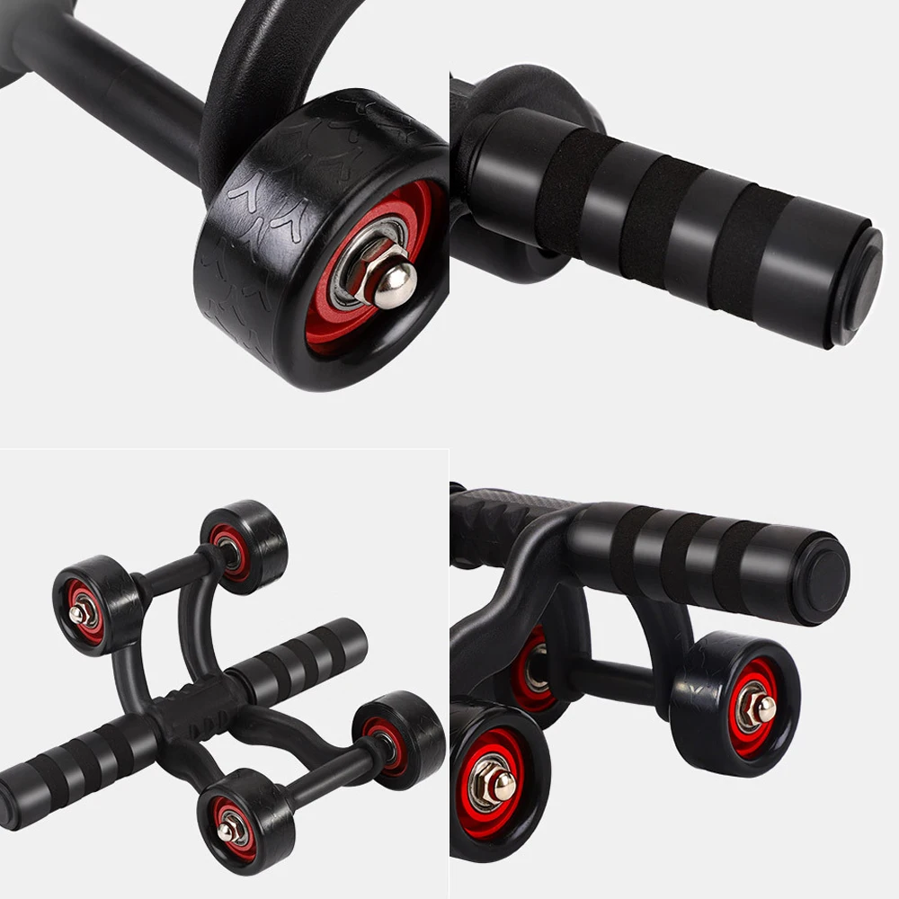 DMAR Ab Roller Abdominal Wheel Roller Trainer Fitness Equipment Gym Home Exercise Body Building Ab roller Belly Core Trainer