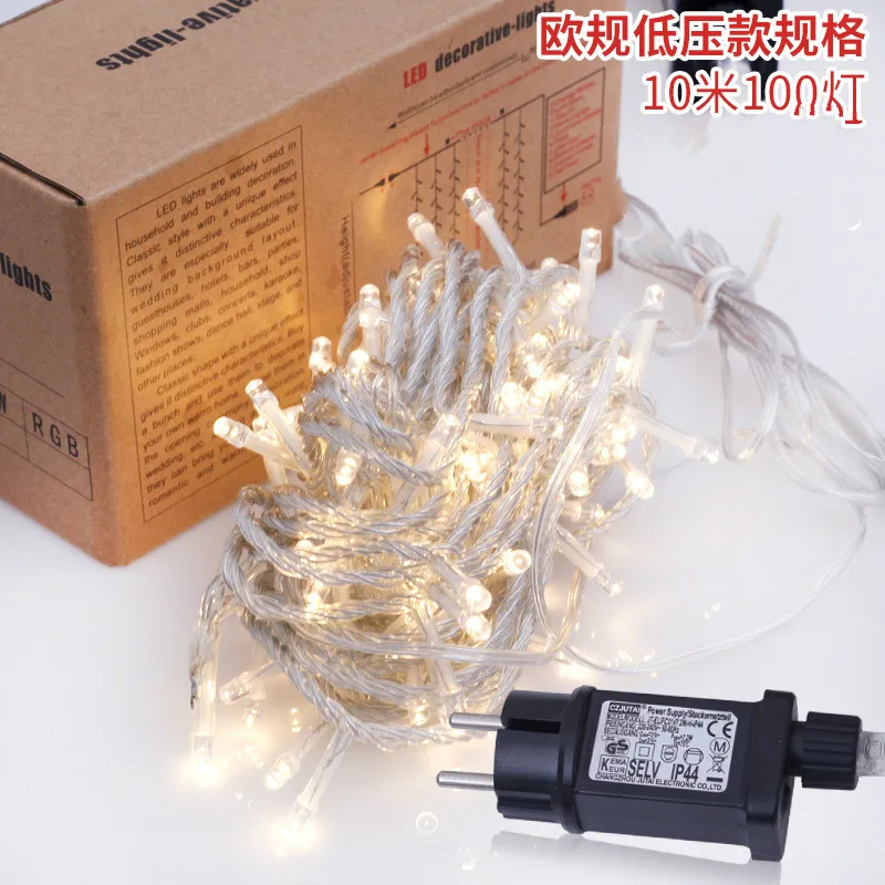 

Creative Christmas Decoration Lights LED Lanterns 30V Low Voltage European Light Strings Garden Decoration String Lights