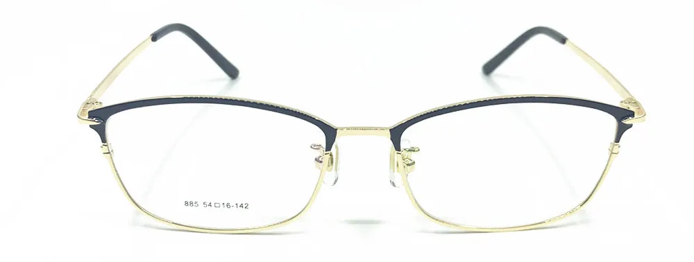 Женская мода титановые оправы для очков кошачий глаз полный обод очки Rx able очки