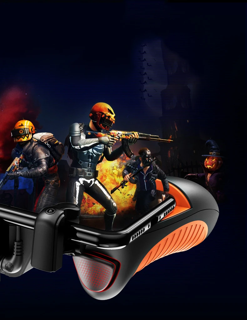 Контроллер геймпад мобильный триггер шутер джойстик игровой коврик держатель для телефона кулер вентилятор с металлическим смартфон