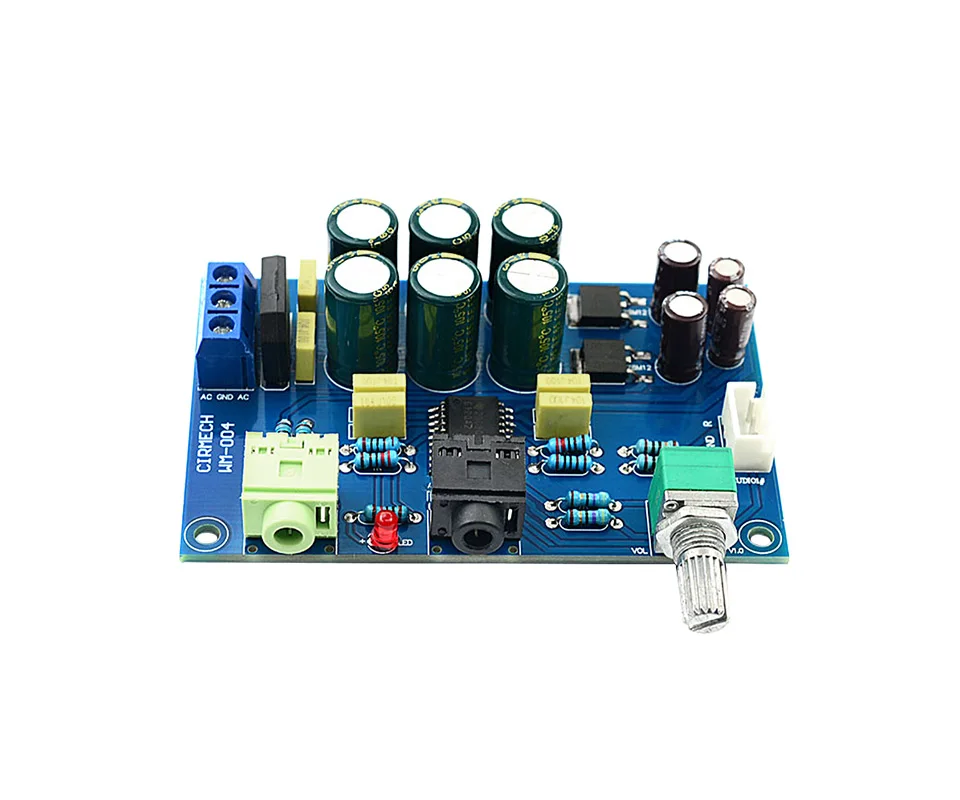 TPA6120 Headphone Amplifier Board HIFI TPA6120A2 Enthusiast Headphones AMP Amplificador Zero Noise Diy kit Finished board