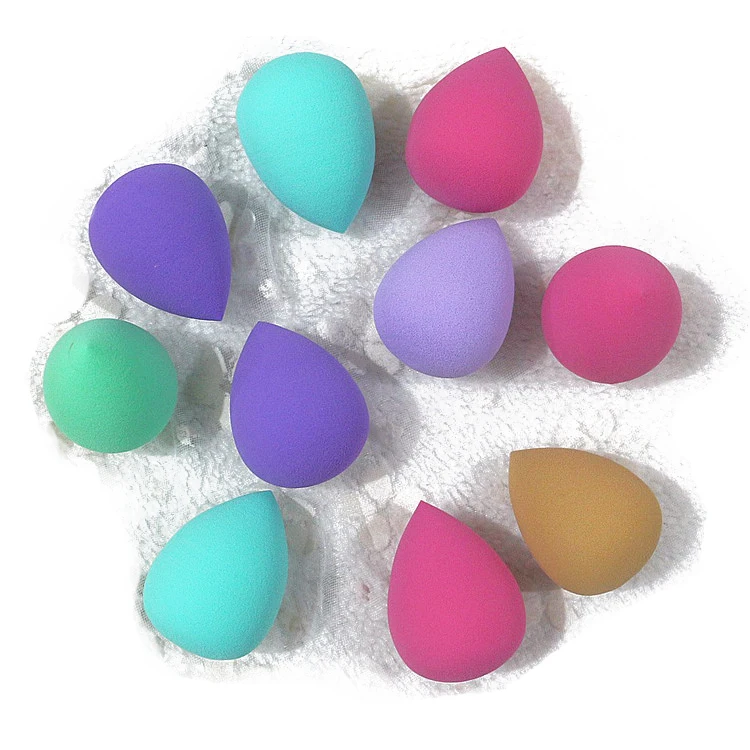 

10pcs Professional Soft Sponge Puff Egg Smooth Foundation Concealer Blending Blender Cosmetic Puff Makeup Tools