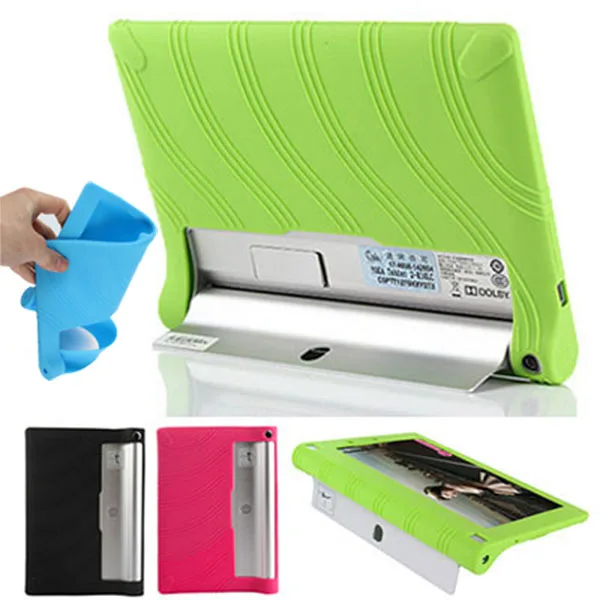 Soft Silicone Rubber Case Skin Shell Back Cover For Lenovo Yoga Tablet