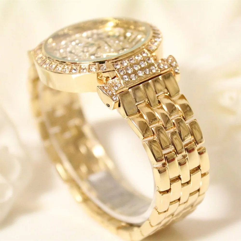 Часы Diamond Orologio Donna модные повседневные кварцевые женские часы со стразами