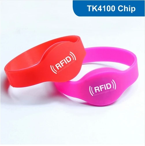 Rfid браслет силиконовый браслет rfid 125 кГц с TK4100 чип только для чтения