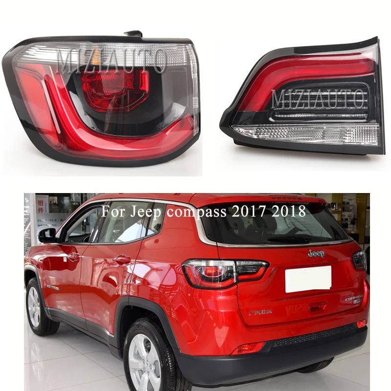 Светильник для Jeep Compass 2017 2018 задний стоп-сигнал автомобильные аксессуары Задний