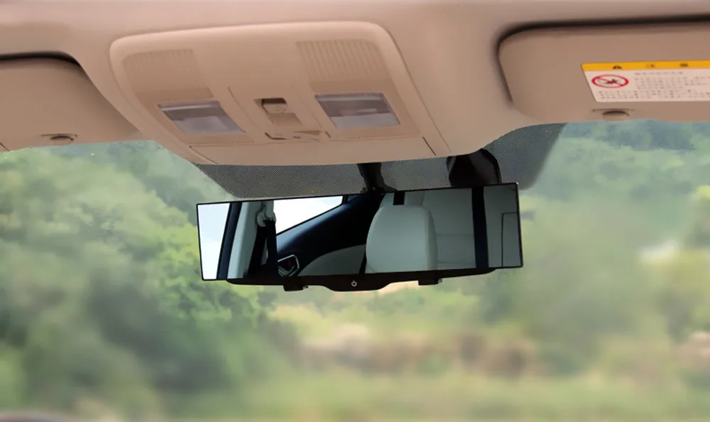 Buy Universal Large Vision Car Proof Mirror Outlook Interior Car Wide Angle