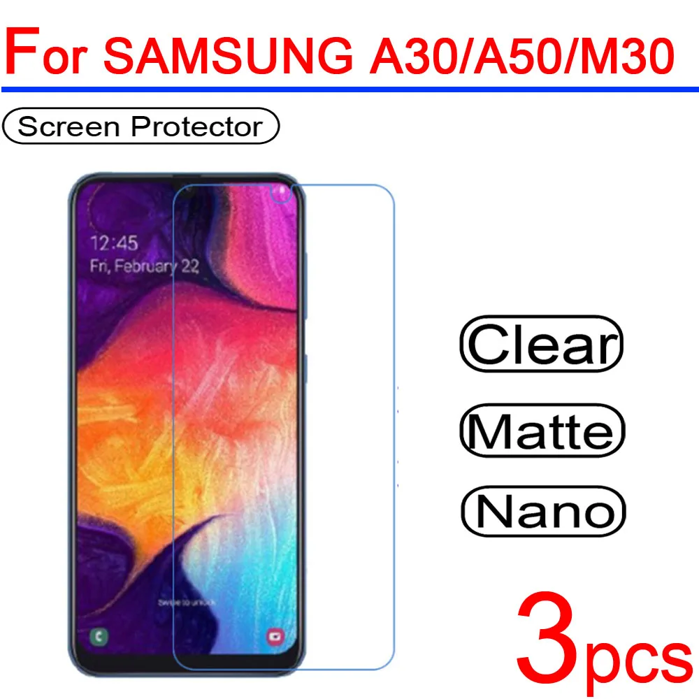 

3pcs ultra clear Soft LCD Screen Protectors film guard Cover For Samsung galaxy A10 A20 A30 A50 M10 M20 M30 Protective Film