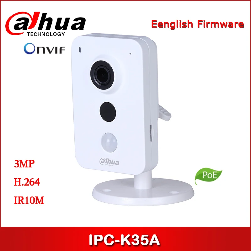 Dahua IP камера 3MP IPC-K35A камера безопасности IR K Серия сетевая камера, POE