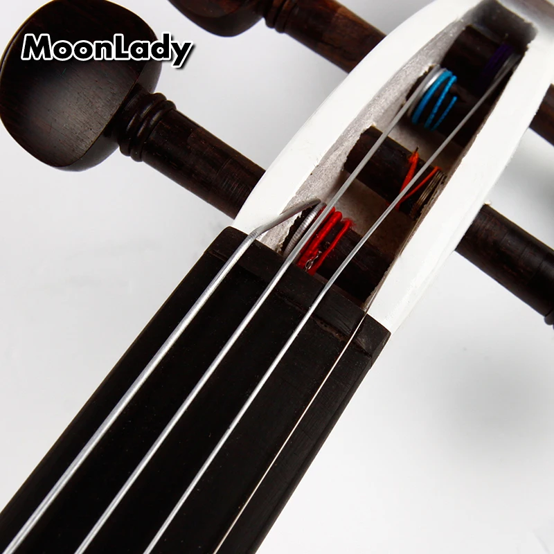 4/4 ABS электрическая скрипка белые Музыкальные инструменты высокое качество струнный инструмент хороший для начинающих и любителей музыки