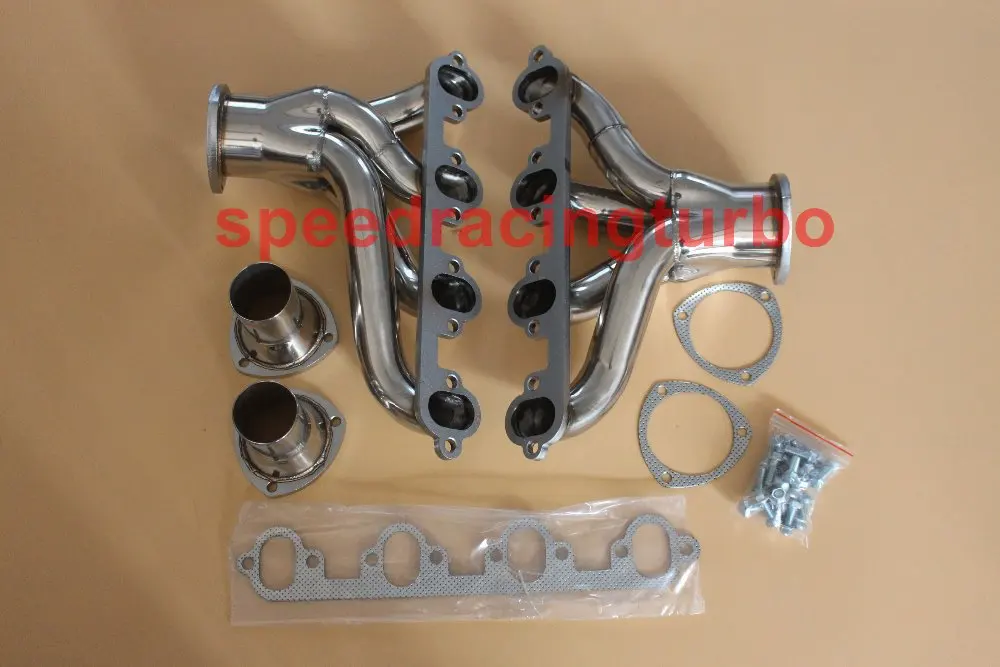 Exhaust Header FOR FIT Ford Block Huggers Big Block 429 460 FIT V8