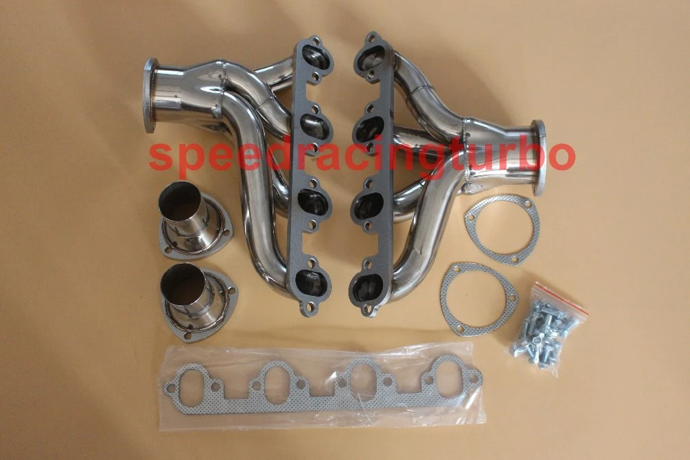Exhaust Header For Fit Ford Block Huggers Big Block 429 460 Fit V8