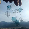 Pendientes largos de burbuja Artsy únicos para mujer, aretes colgantes largos de bola de cristal 2022 originales, pendientes de joyas, bisutería ► Foto 2/6