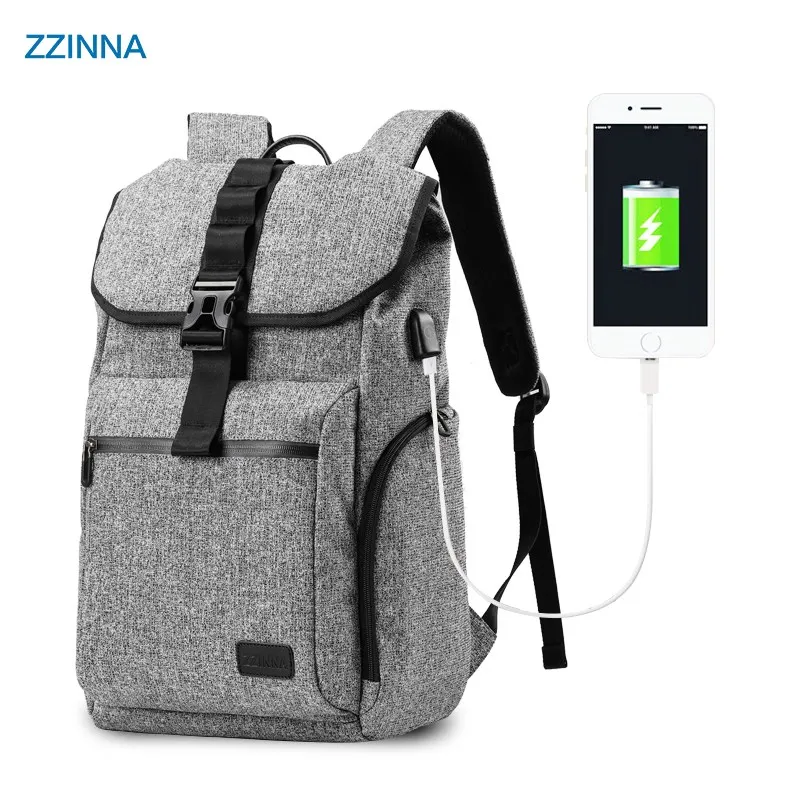

Mens Backpacks Water Resistant Laptop Backpack College School Backpack Travel Daypacks with USB Charging Port