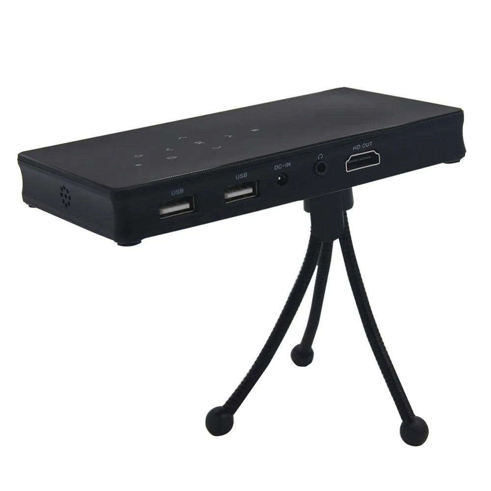 

New Mini Mobile DLP LED Projector Multimedia Home Theater Cinema USB HD 1080P For Iphone for Samsung
