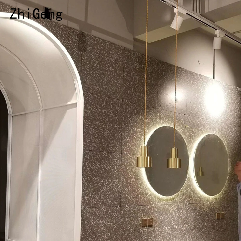 ZhiGeng подвесные светильники для спальни, столовой, E27, приспособление для внутреннего освещения, Ins Bar, светодиодный светильник с одной головкой, светильник для Кабинета