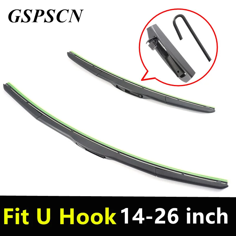 Universal U Type Car Wiper Blade 14"16"17"18"19"20"21"22"24"26" U Hook