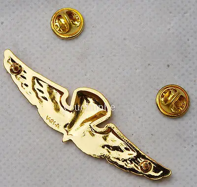 US U.S. Navy Parachute Parachutist Landings Wings Badge Pin Gold-US197