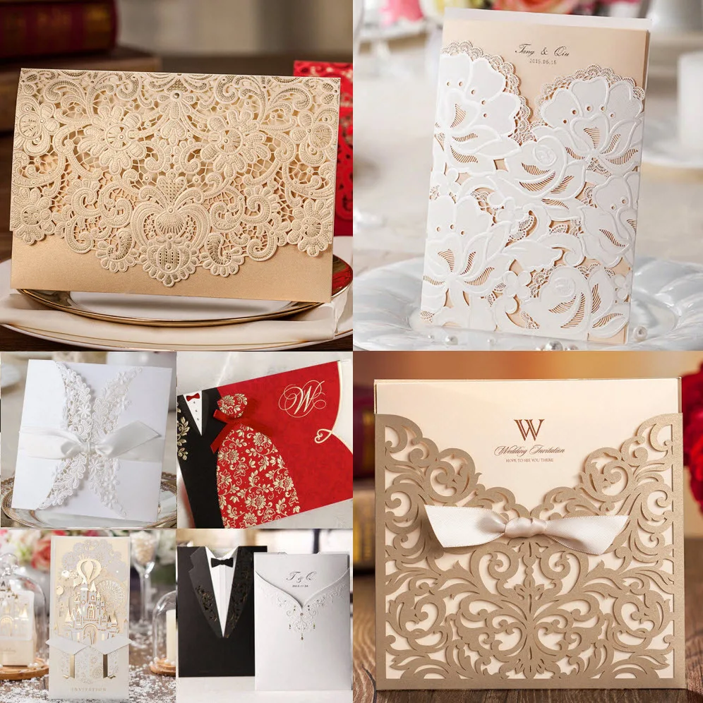 Online Get Collection Wedding Invitations Aliexpress Collection Of Best Ing Business Party Wedding Invitations Cards Favor Gift Candy Bo Samples 2017 New