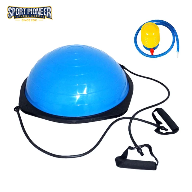 Buy Balance Trainer Bosu Ball Slimming Balance Pilates Ball Gym Ball with Pump