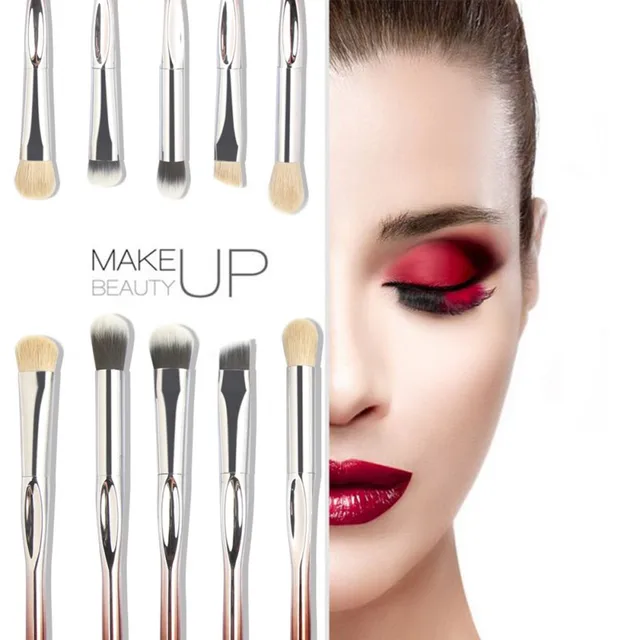 Cheap Professional Eye Face Makeup Brushes 1/4/5/10 pcs Face Eyeshadow Make Up Brushes Set Cosmetic Tool