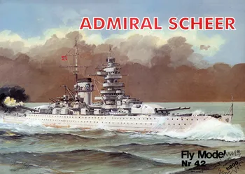 

Military Naval Warship Paper Model German Admiral Scholl Sleeve Battleship