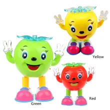 1 PC New Children Kids Baby Toy Small Apple Pattern Light and Sound Educational Toys for Boy Girl Bithday Gifts VBP40