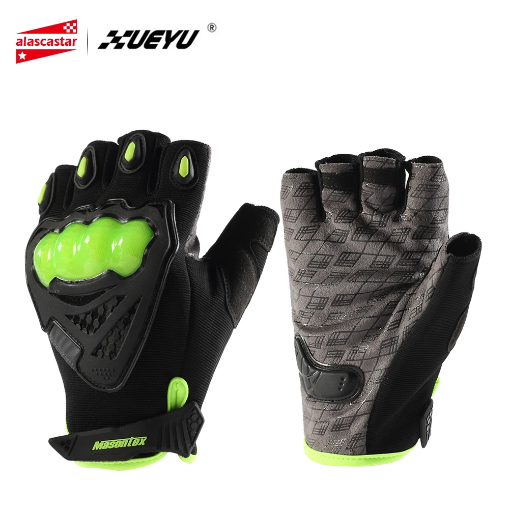 

XUEYU Motorcycle Gloves Summer Motocross Guantes Moto Luvas Breathable Reflective Half Finger Motorbike Racing Riding Gloves