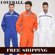 Мужская Светоотражающая рабочая одежда Рабочий Комбинезон ремонтник Авто Ремонт механика высокая видимость рабочая одежда Комбинезоны