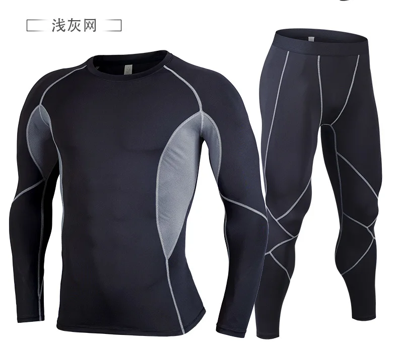 Мужская спортивная одежда Rashguard, Мужская футболка с длинным рукавом для спортзала, костюмы Рашгард mma, рубашка для пробежек перекрестный бодибилдинг, мужские шорты