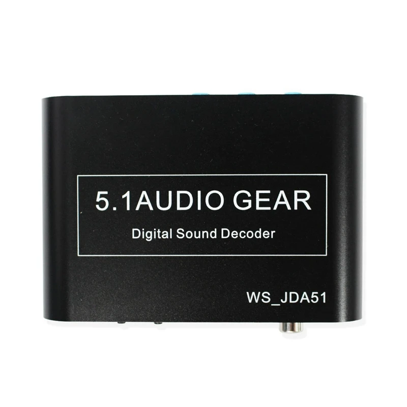  5.1 Decoder Audio Digitale AC3 Ottico per Stereo Surround Analogico Hd 2 Spdif Porte Hd Audio Rush 