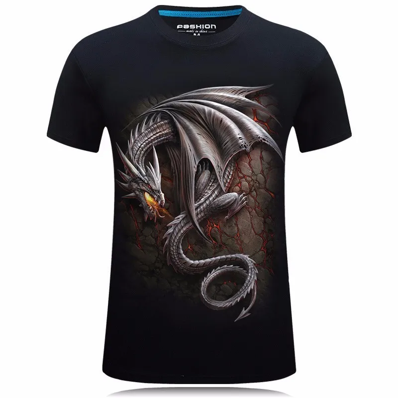 Dragon Dracarys 3D Футболка с принтом Игра престолов Повседневная Уличная Мужская футболка летние топы крутые футболки унисекс camisa masculina