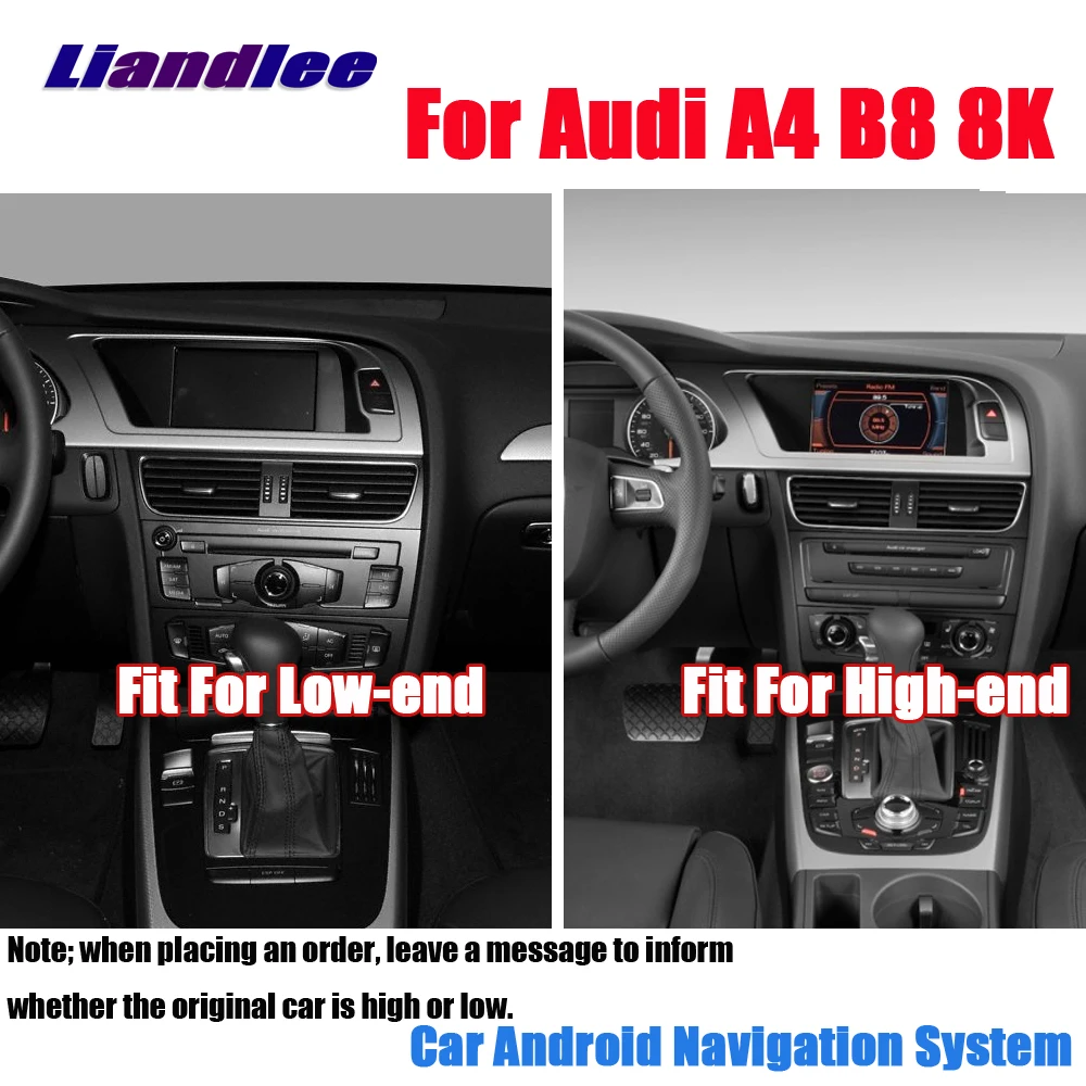 Liandlee Android 7,1 UP для Audi A4 B8 8K автомобильный стиль Carplay радио плеер камера экран карты gps Navi навигация