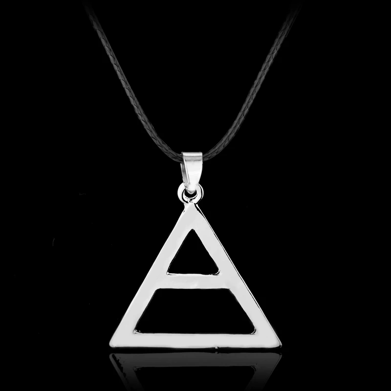 

Fashion Thirty 30 Seconds To Mars Necklace Triangle Triad Pendant Logo Silver Charm Jewelry Men Women Gifts