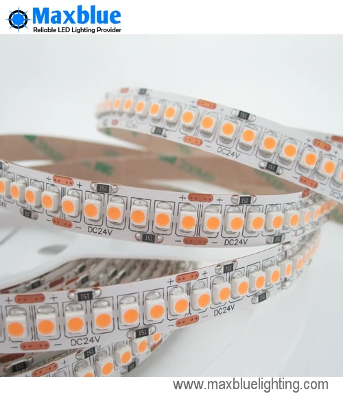 Светодиодная лента высокой плотности SMD3528 не водонепроницаемая 24 В постоянного