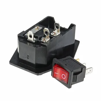

Socket with Female Plug ON-OFF Rocker Switch for Power Supply Cord Jamma Arcade Machine with Fuse