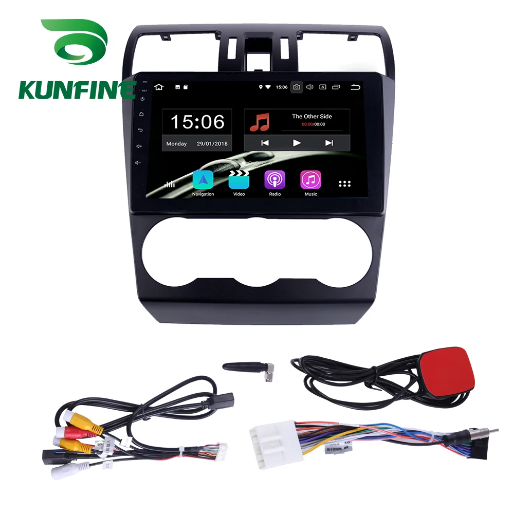 Best Android 9.0 Ram 4G Rom 64G PX6 Cortex A72 Car DVD GPS Multimedia Player Car Stereo For SUBARU Forester 2013 2014 2015 Radio 6