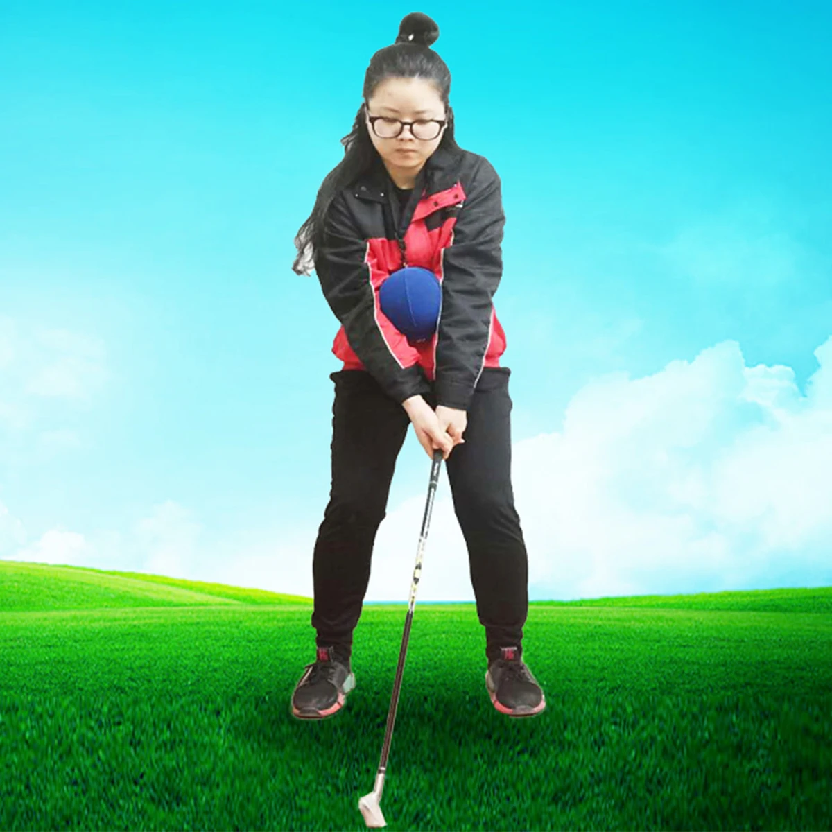 Golf Swing Trainer Ball With Golf Smart inflatable Assist Posture Correction Training For Golfers Dropshipping