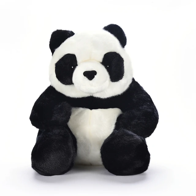 Plush Sitting Panda Seated Toys Soft Cute China National Animal Small  Chinese Stuffed Dolls Best Gifts