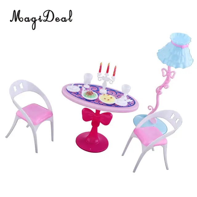 Special Offers 1/6 Scale Dollhouse Miniature Dining Room Table Chair Furniture Play Set for Doll Accessories Kids Pretend Play Toys Special Offers 1/6 Scale Dollhouse Miniature Dining Room Table Chair Furniture Play Set for Doll Accessories Kids Pretend Play Toys