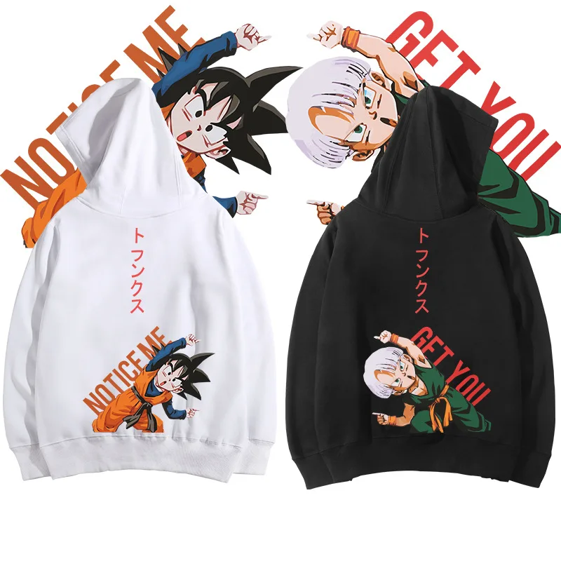 

WHOHOLL Dragon Balls Fusion Print Man Couples Hoodies Men Women Hooded Sweatshirts Long Sleeve Hoodies Fashion Street Hip-hop